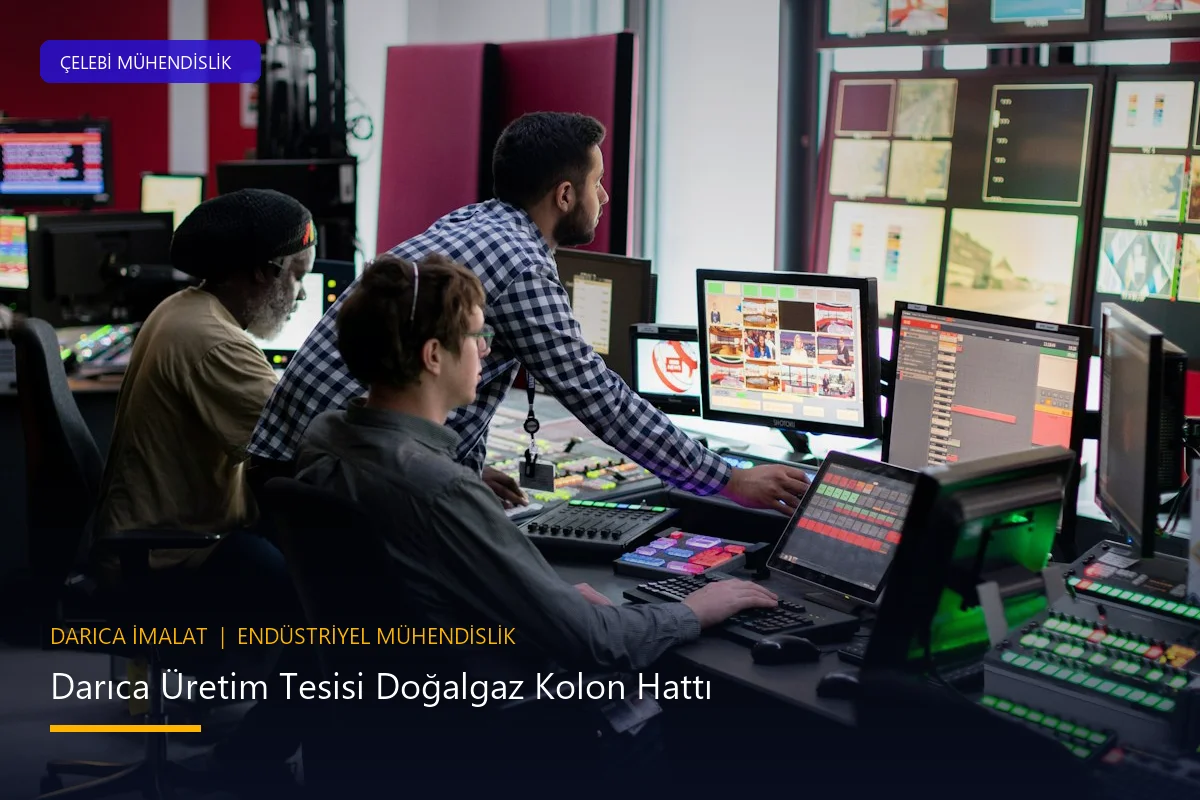 Darıca İmalat Tesisi Doğalgaz Kolon & Dağıtım Hattı
