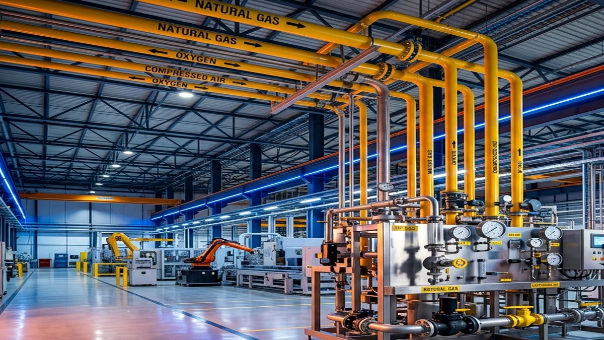 Gebze Fabrika Doğalgaz Tesisatı & Sanayi Borulama